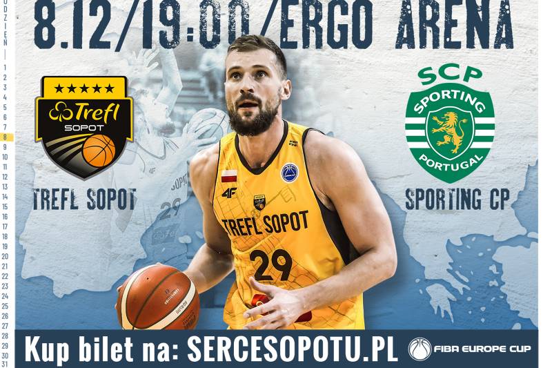 Wydarzenie: Mecz Trefl Sopot - Sporting CP, Kiedy? 2021-12-08 19:00, Gdzie? Plac Dwóch Miast 1